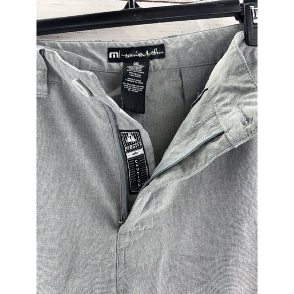 Shorts Mens 38 Gray Golf Performance Stretch Chino Casual Golfer - Picture 9 of 10